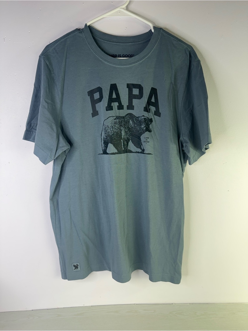 Life is Good Mens Medium Crusher Tee Papa Bear
